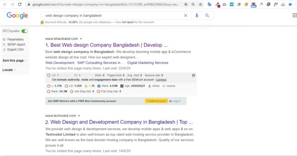 web design companies in google